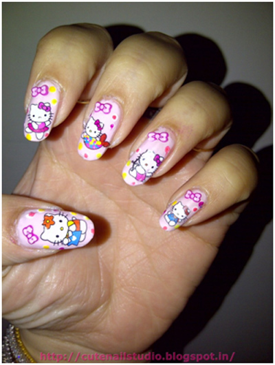water slide nail stickers or water decals 2