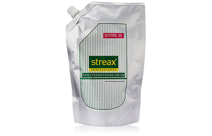 1. Streax Pro Hair Straightening Cream, Intense