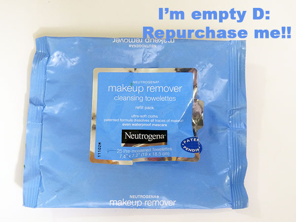 Need to repurchase these! Neutrogena Makeup Remover Wipes
